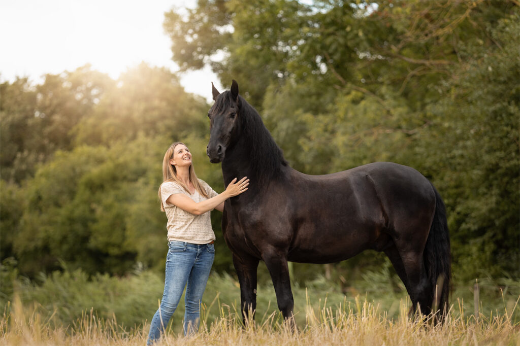 Paardenshoot in de natuur